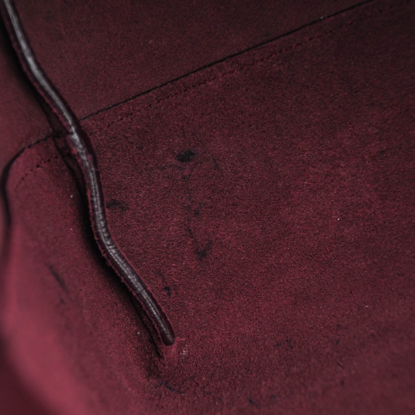 Calfskin Large Shopping Tote Bordeaux