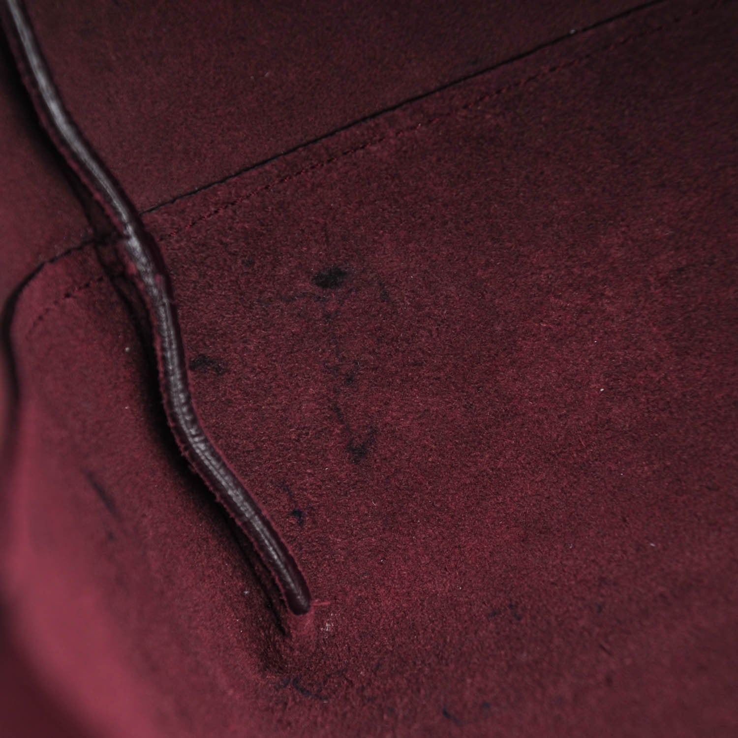 Saint Laurent Calfskin Large Shopping Tote Bordeaux 10 of 10