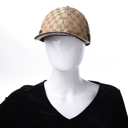 Gucci Monogram Web Baseball Hat L Beige Cocoa 2 of 8