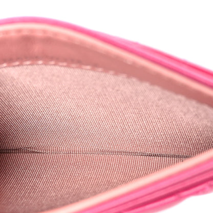 Chanel Caviar Camellia Embossed Card Holder Fuchsia 5 of 8
