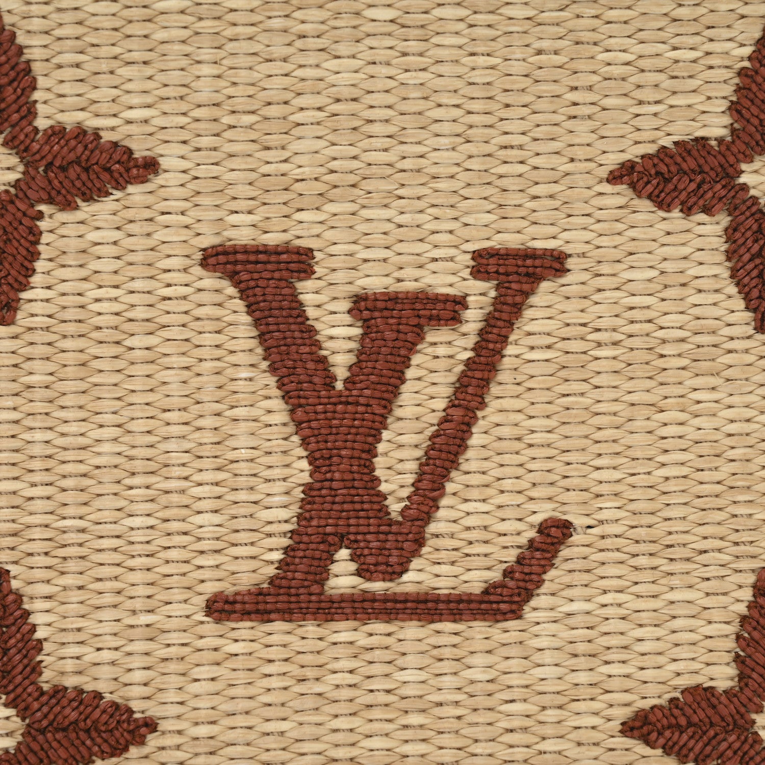 Louis Vuitton Raffia Monogram Giant Toiletry Pouch 26 Tan 7 of 9
