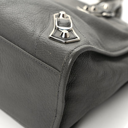 Balenciaga Chevre Silver Metallic Edge Hardware City Gris Acier 12 of 15