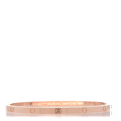 Cartier 18K Pink Gold Small LOVE Bracelet 17 1 of 5