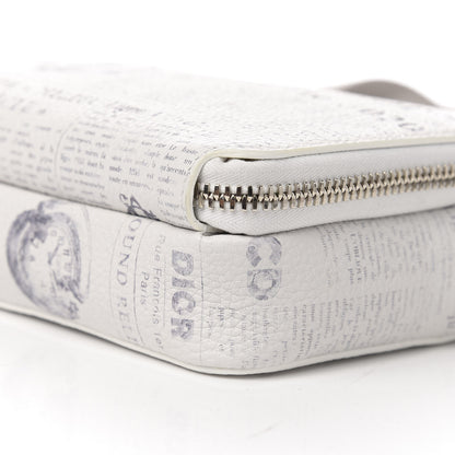 Christian Dior X DANIEL ARSHAM Grained Calfskin Newspaper Messenger White 8 of 9