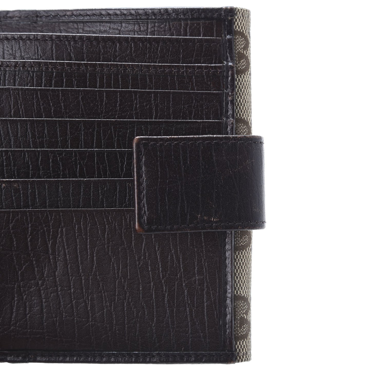 Monogram Web Hasler French Flap Wallet Brown