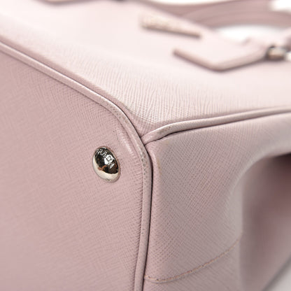 Prada Saffiano Small Galleria Double Zip Tote Mughetto 8 of 12