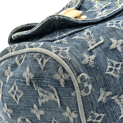 Louis Vuitton Monogram Denim Neo Speedy Blue 10 of 13