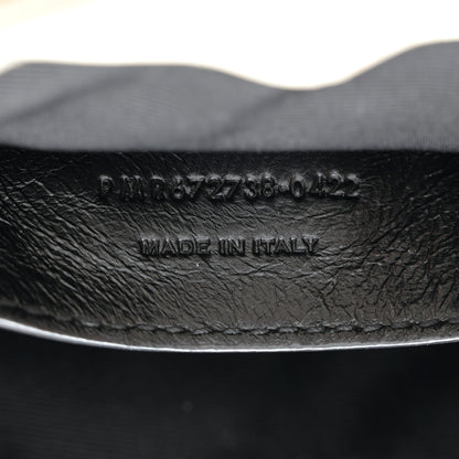 Saint Laurent Lambskin Quilted Monogram Mini Nolita Blanc Vintage 7 of 12