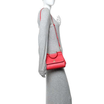 Dolce & Gabbana Dauphine Small Miss Sicily Satchel Roso 2 of 13