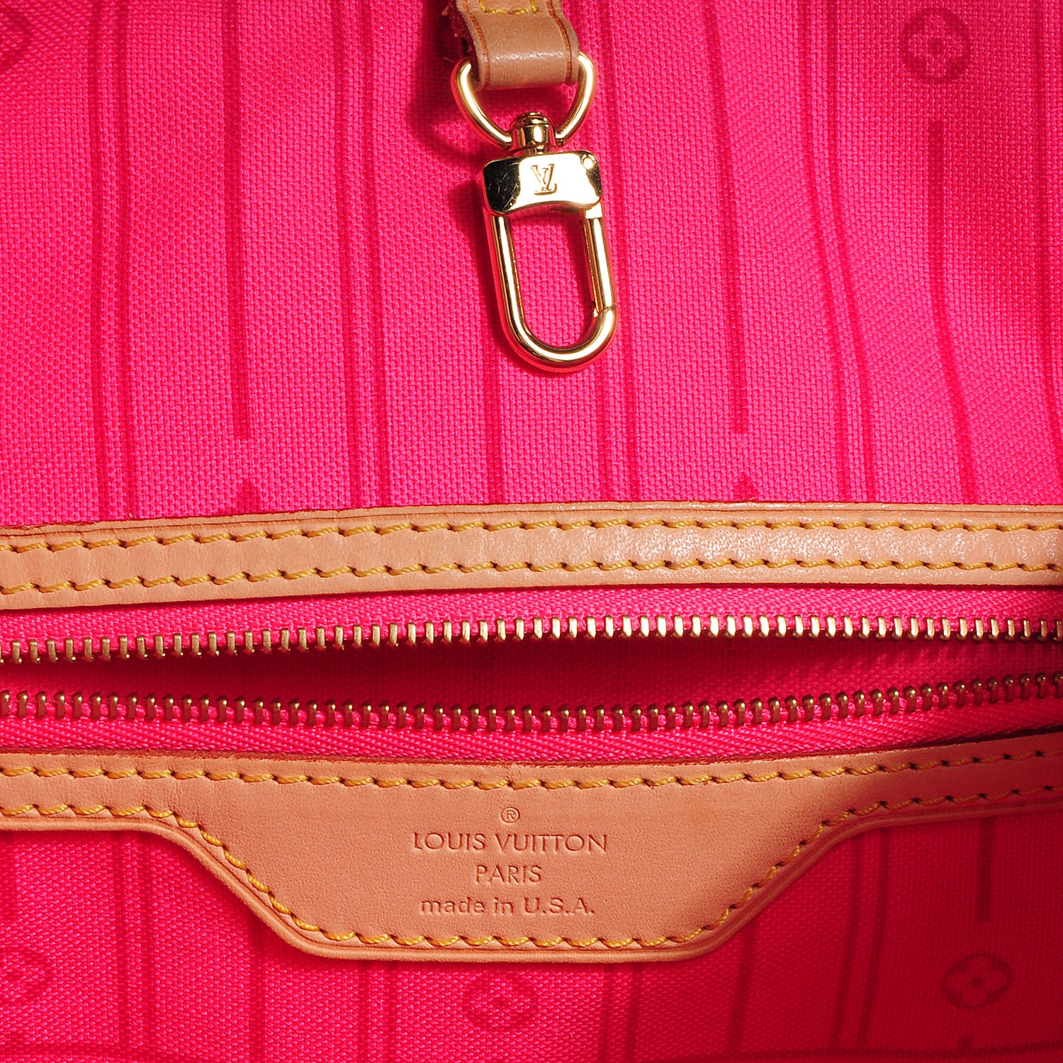 Louis Vuitton Monogram Roses Neverfull MM 6 of 7