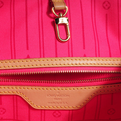 Louis Vuitton Monogram Roses Neverfull MM 6 of 7