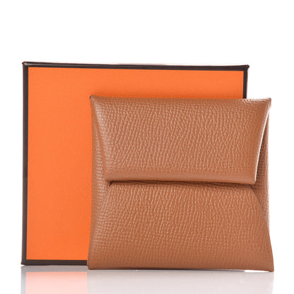 Hermes Epsom Bastia Coin Purse Gold 8 of 8