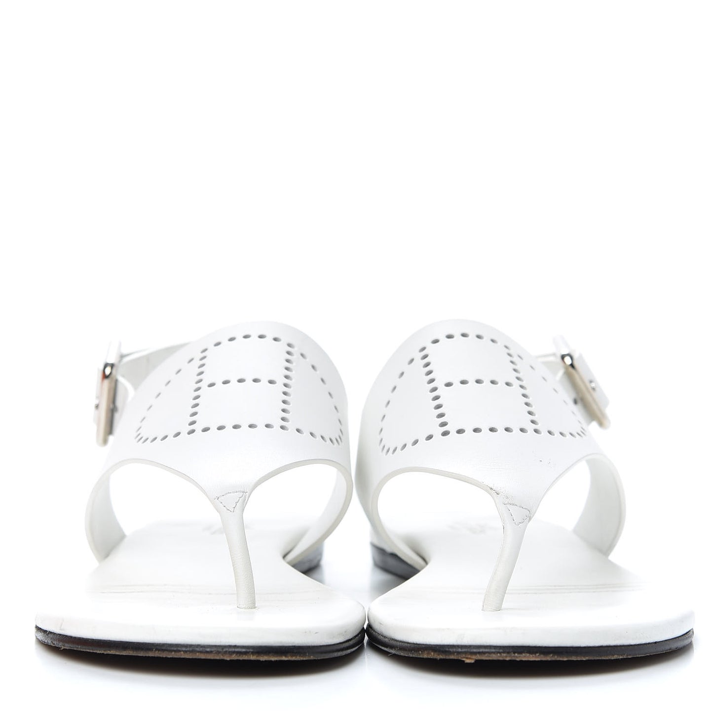 Calfskin Kola Sandals 35.5 White