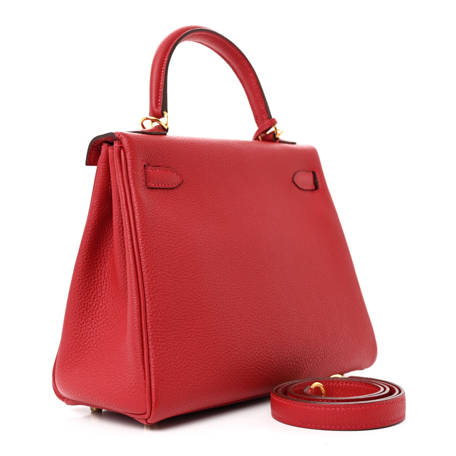Hermes Togo Kelly Retourne 25 Rubis 3 of 10