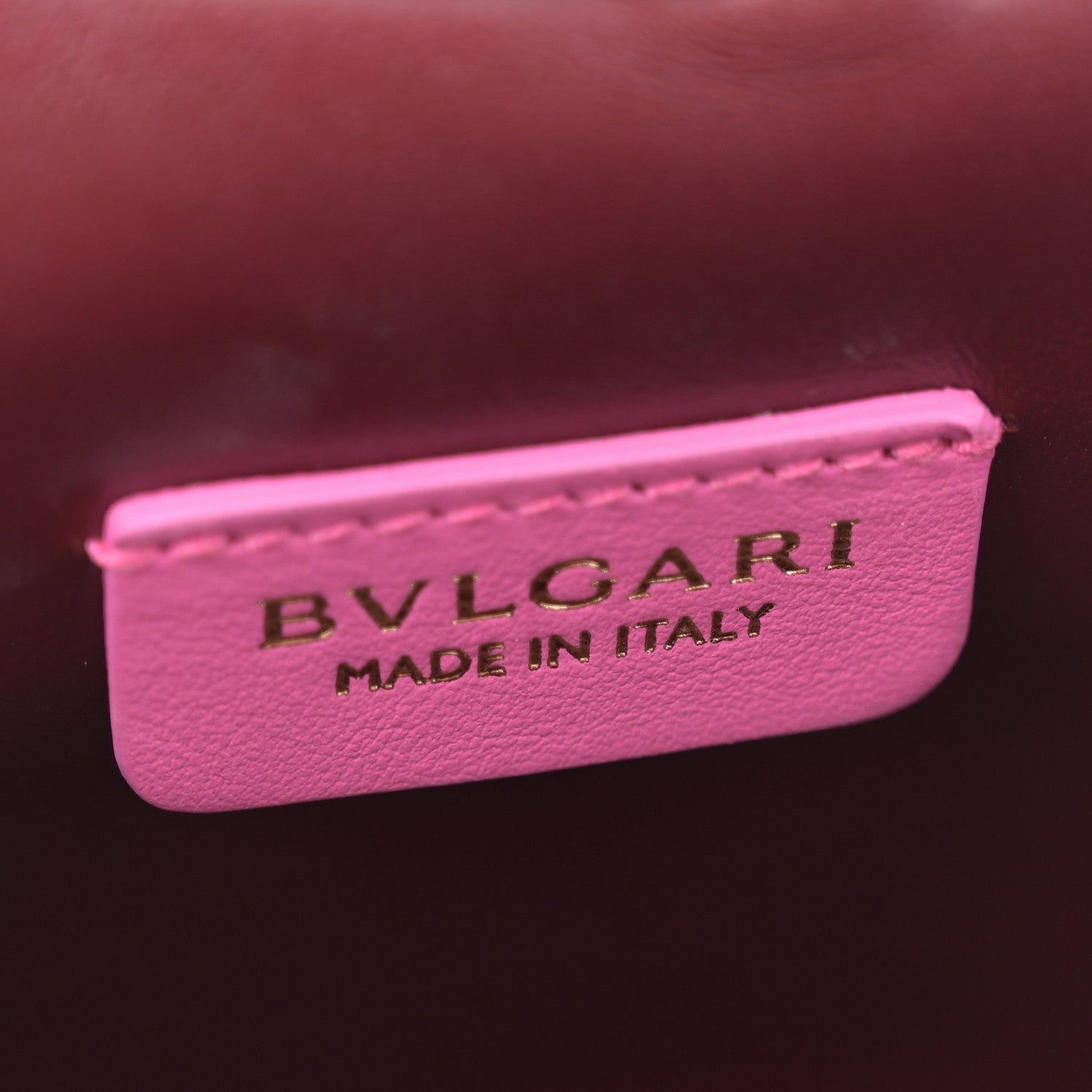 Bulgari Nappa Serpentine Clutch With Strap Pink 6 of 13