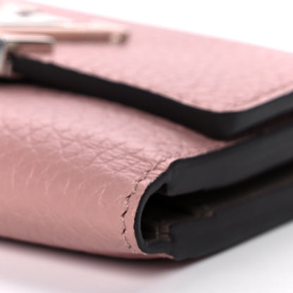 Louis Vuitton Taurillon Capucines Compact Wallet Magnolia 11 of 11
