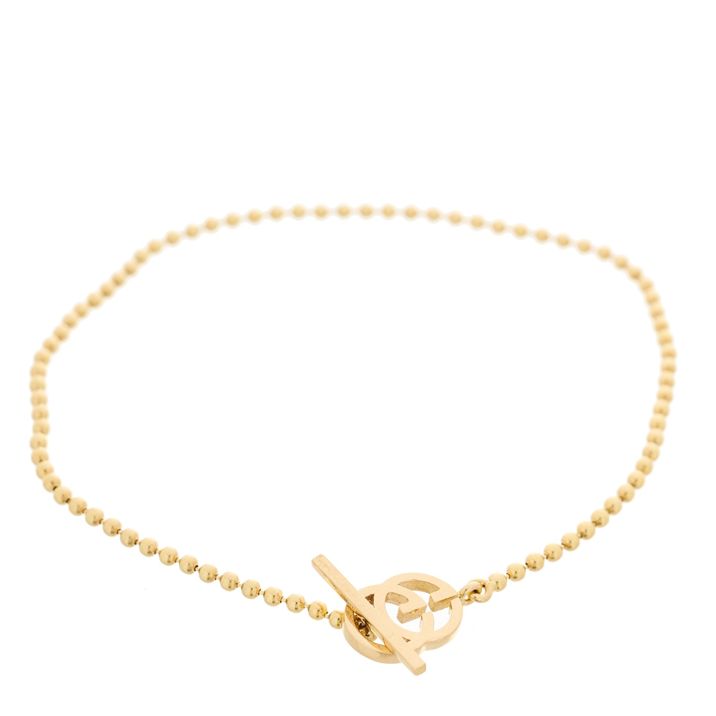18K Yellow Gold GG Running Toggle Bracelet