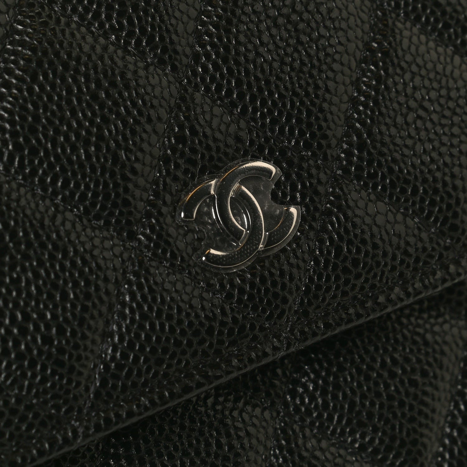 Chanel Caviar Quilted Mini Wallet On Chain WOC Black 4 of 13