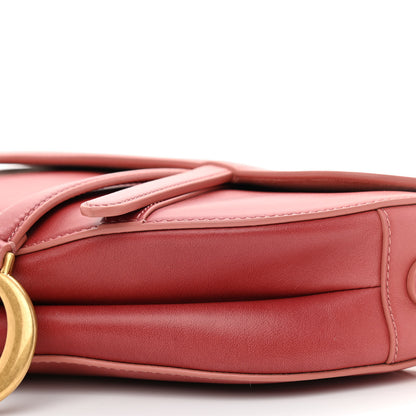 Christian Dior Gradient Calfskin Saddle Bag Pink 10 of 10