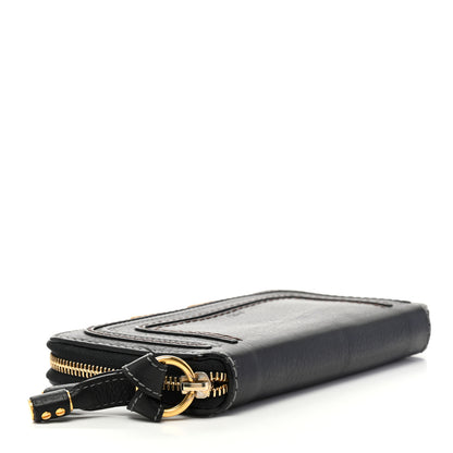 Chloe Grained Calfskin Marcie Long Zip Around Wallet Black 4 of 10