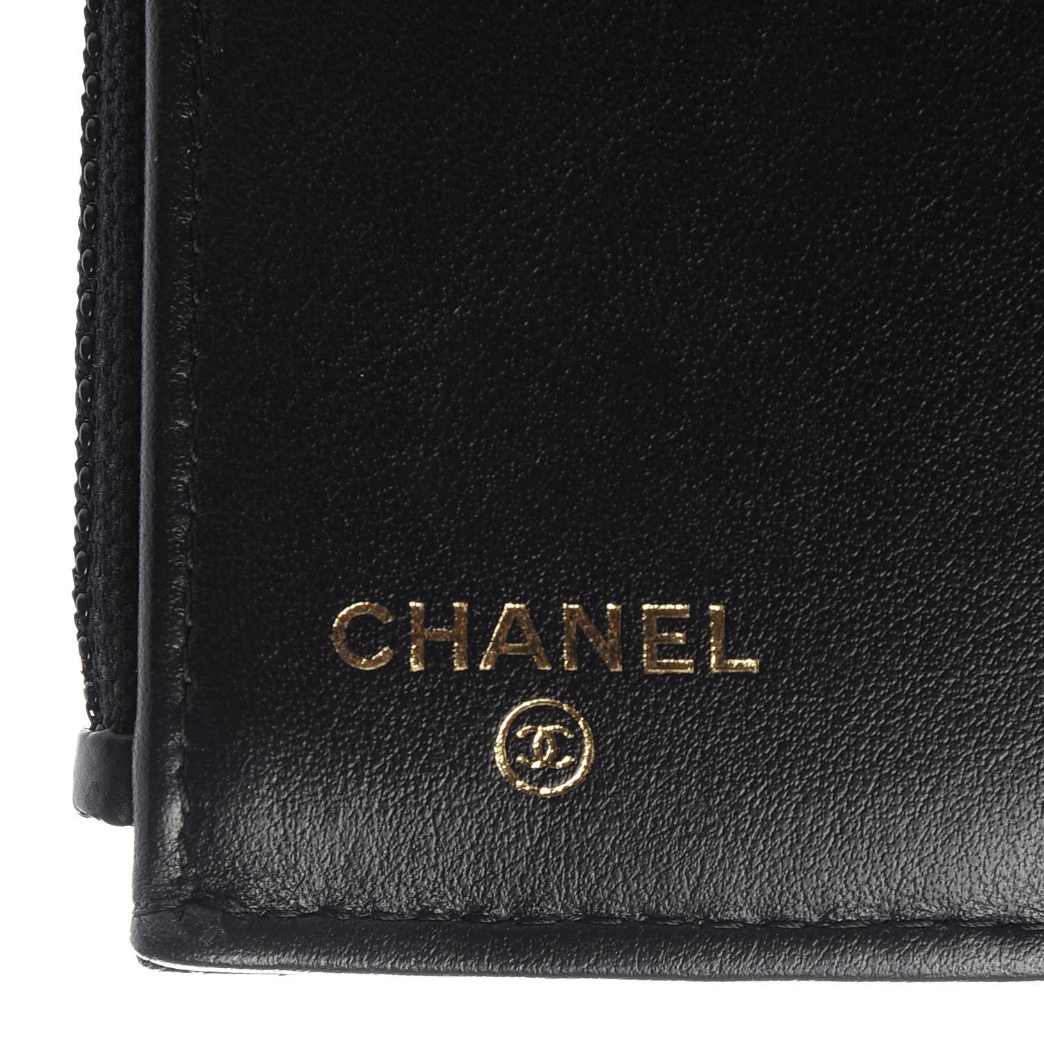 Chanel Caviar Quilted Compact Boy Wallet Black 6 of 8