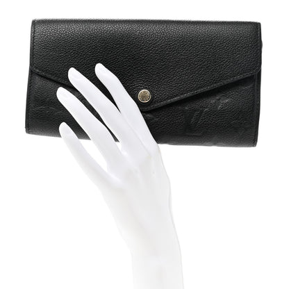 Louis Vuitton Empreinte Sarah Wallet NM Black 2 of 8