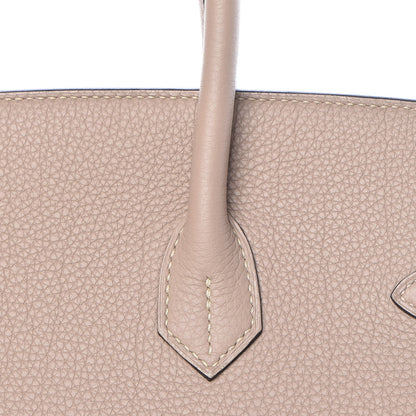 Hermes Togo Birkin 35 Gris Tourterelle 14 of 32