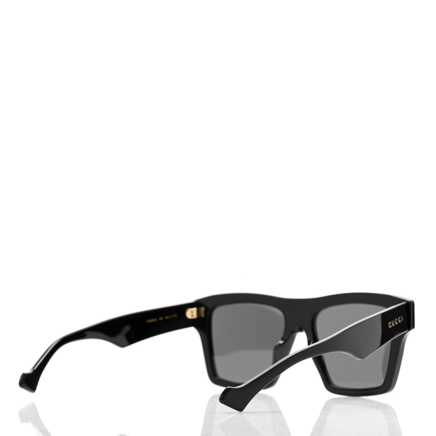 Acetate Rectangle Sunglasses GG0962S Black