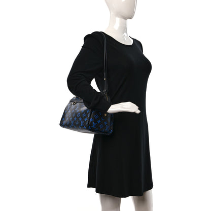 Louis Vuitton Colored Monogram Speedy Amazon PM Blue Black 2 of 8