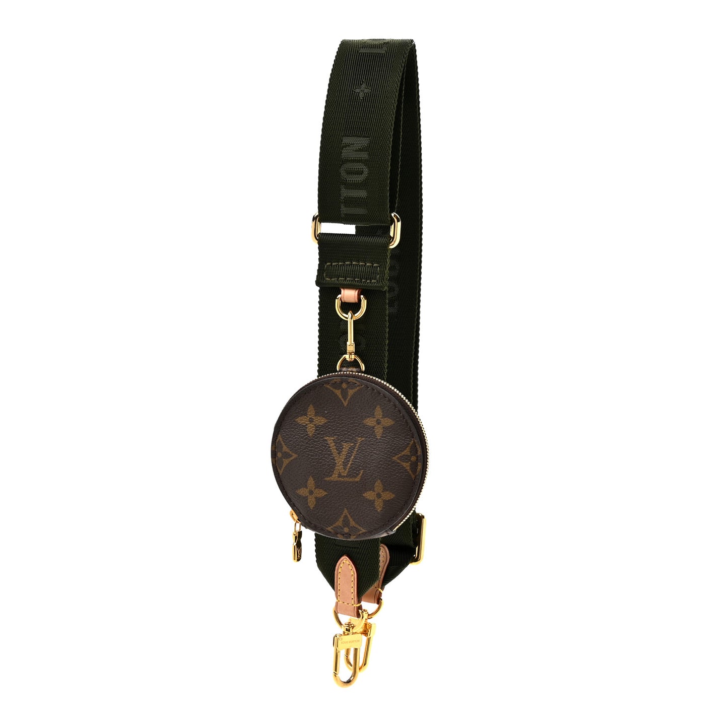 Monogram Multi Pochette Accessories Bandouliere Shoulder Strap Kaki