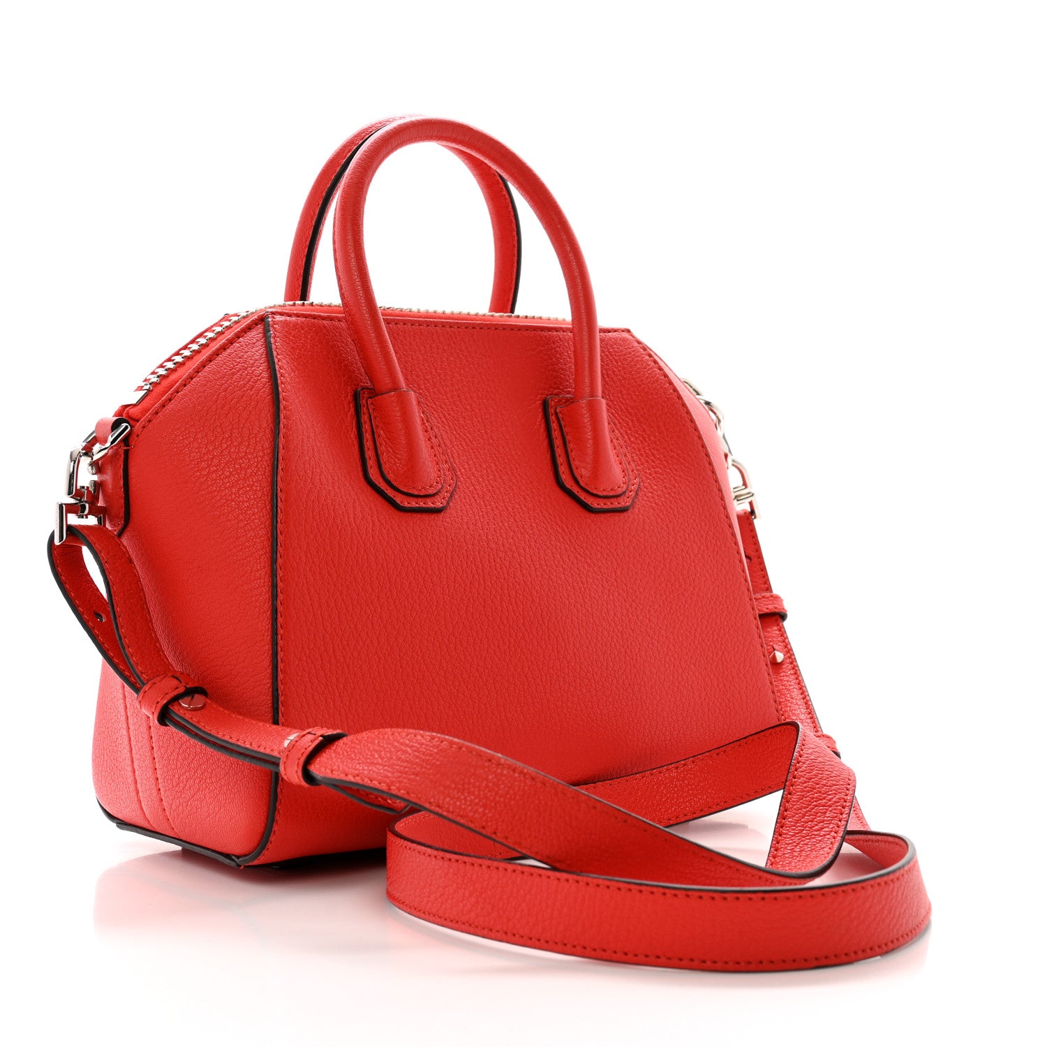 Givenchy Sugar Goatskin Mini Antigona Pop Red 3 of 11