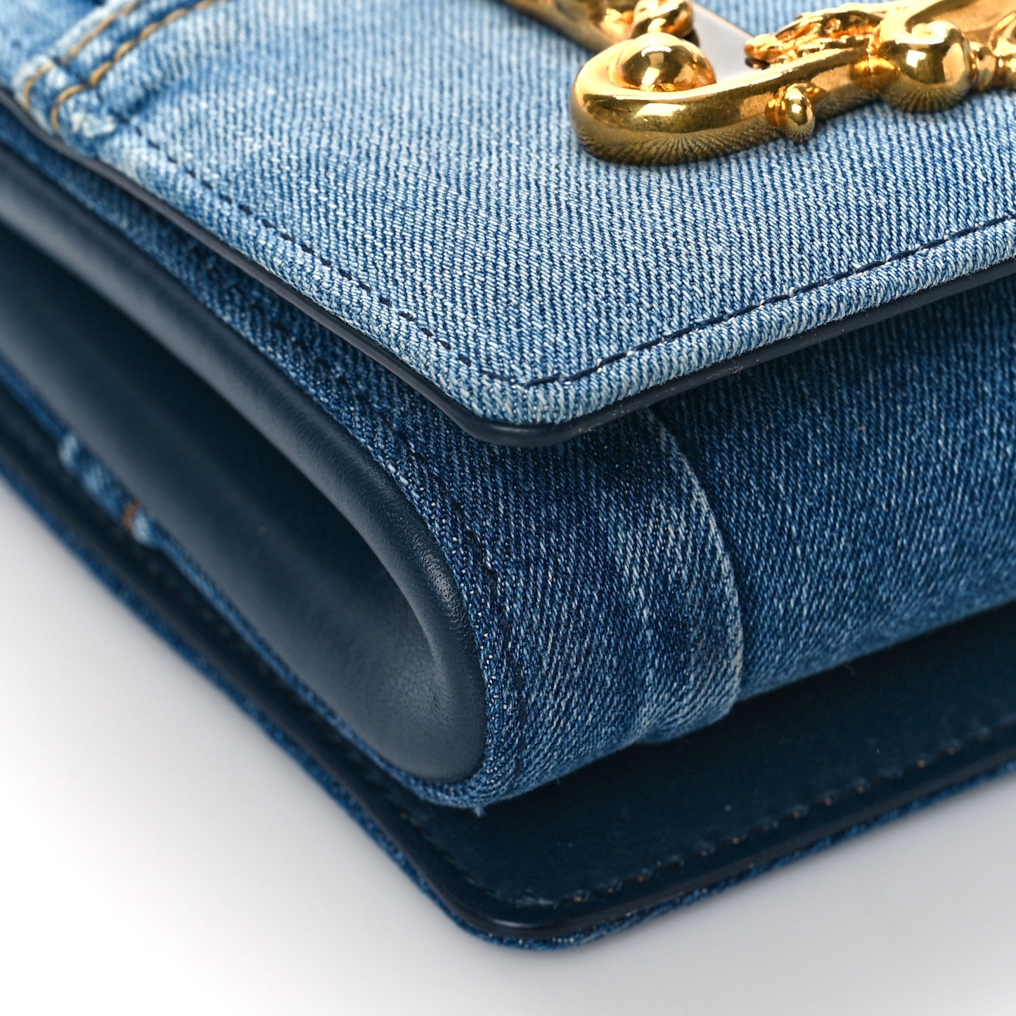 Denim DG Girls Shoulder Bag Blue