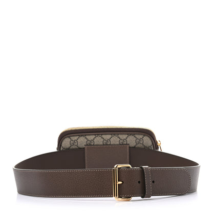 Gucci GG Supreme Monogram Ophidia Belted iPhone Case 85 34 Dark Brown 3 of 8
