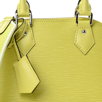 Louis Vuitton Epi Jacquard Alma BB Yellow Citron 10 of 11