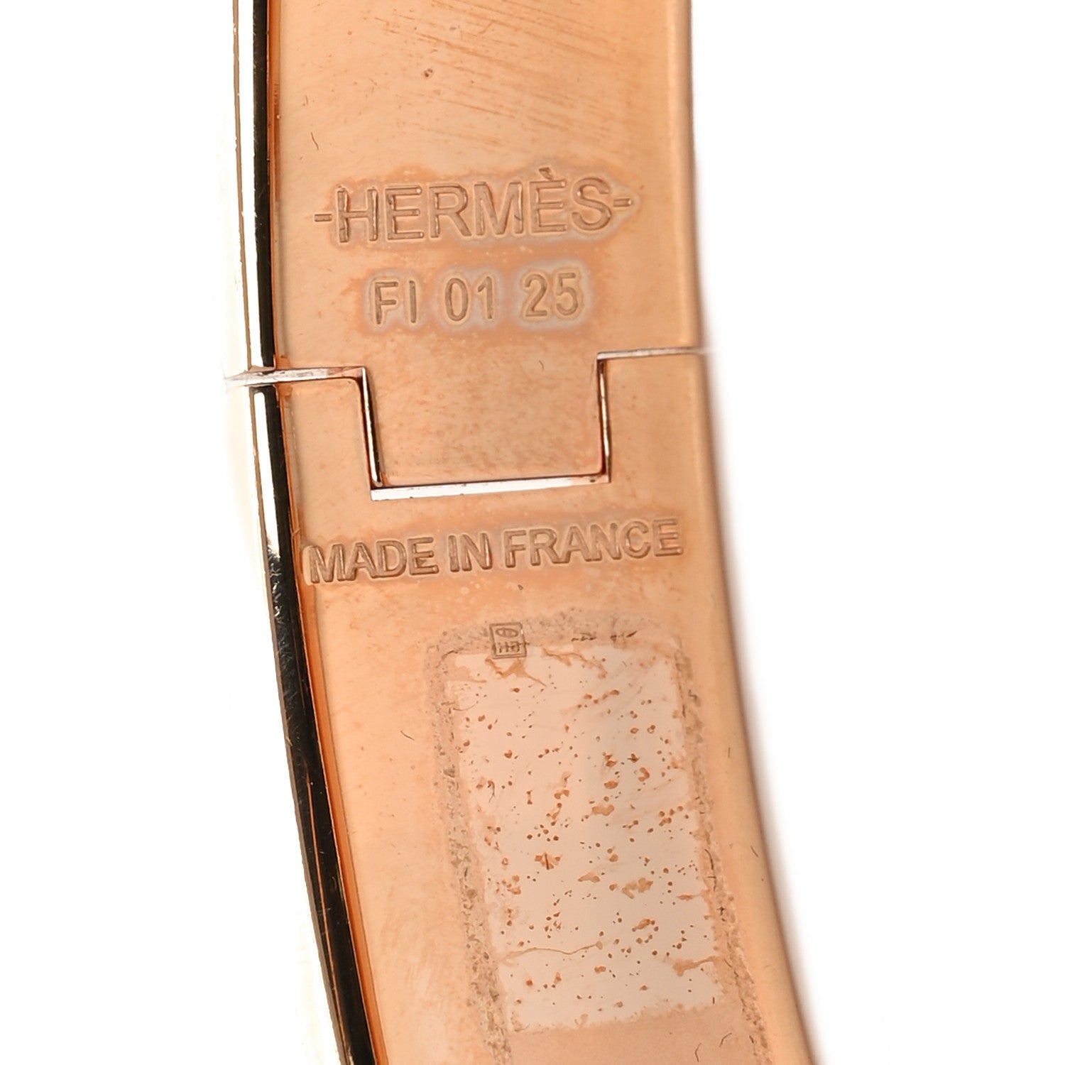 Hermes Enamel Narrow Clic Clac H Bracelet Bleu Turquin 4 of 4