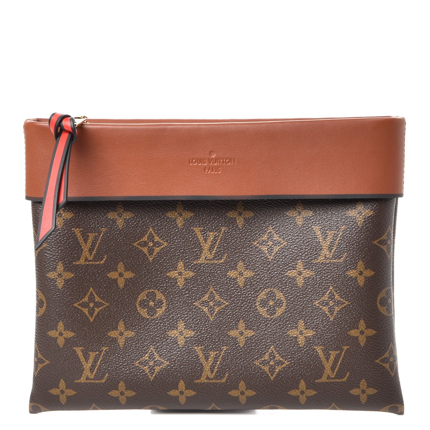 Louis Vuitton Monogram Tuileries Pochette Caramel 1 of 7
