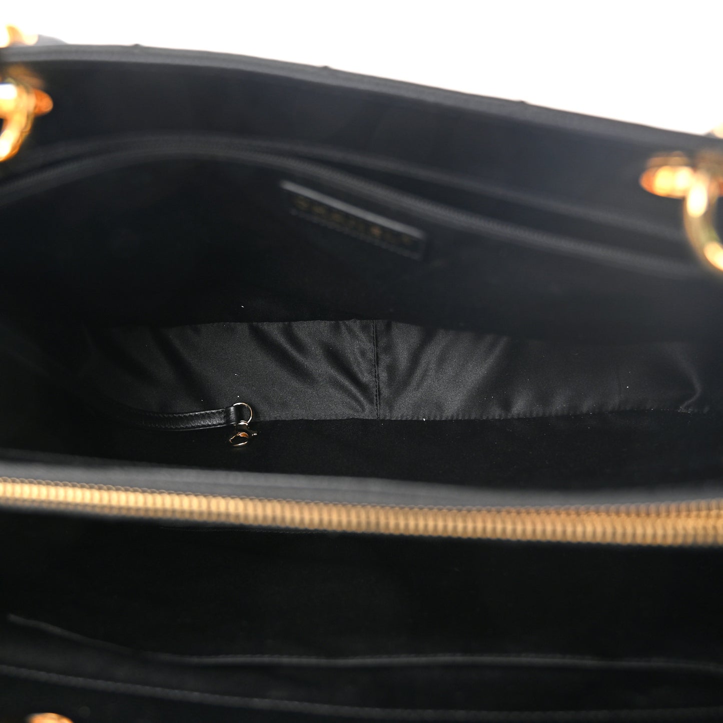 Quilted Grand Shopping Tote GST Black