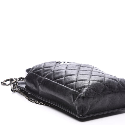 Chanel Calfskin Quilted CC Waiter Clutch Clutch With Chain Black 11 of 16