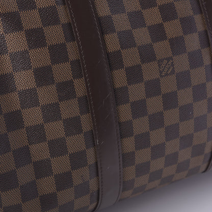 Louis Vuitton Damier Ebene Keepall Bandouliere 55 17 of 19