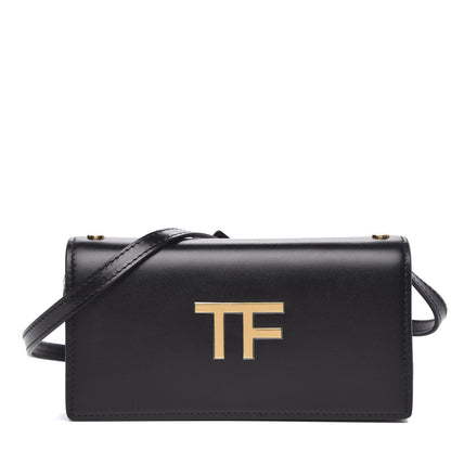 Tom Ford Palmellato Calfskin TF Mini Bag Black 1 of 8