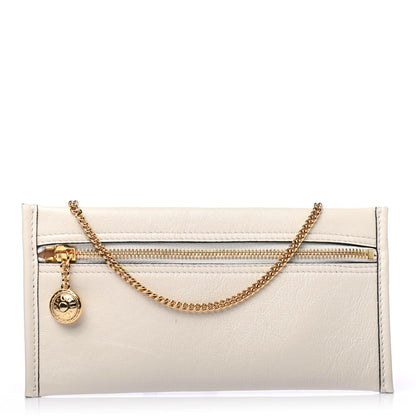 Gucci Calfskin Rajah Zip Chain Pouch White 1 of 4