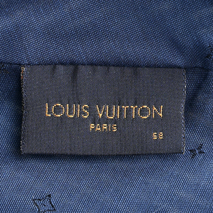 Louis Vuitton Hickory Stripes Denim Monogram Watercolor Cap 58 Blue 6 of 6