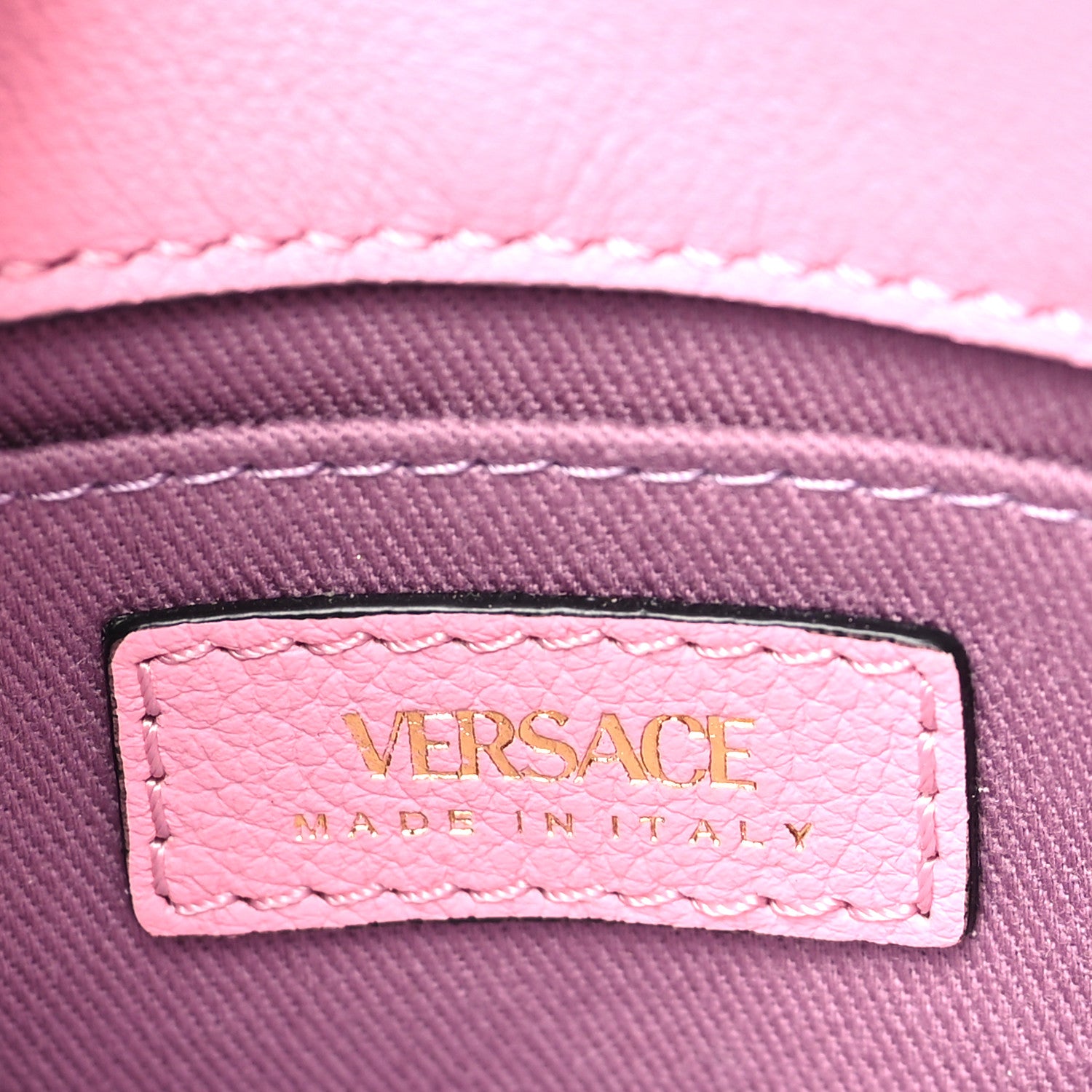 Versace Calfskin La Medusa Small Hobo Crossbody Pink 6 of 10