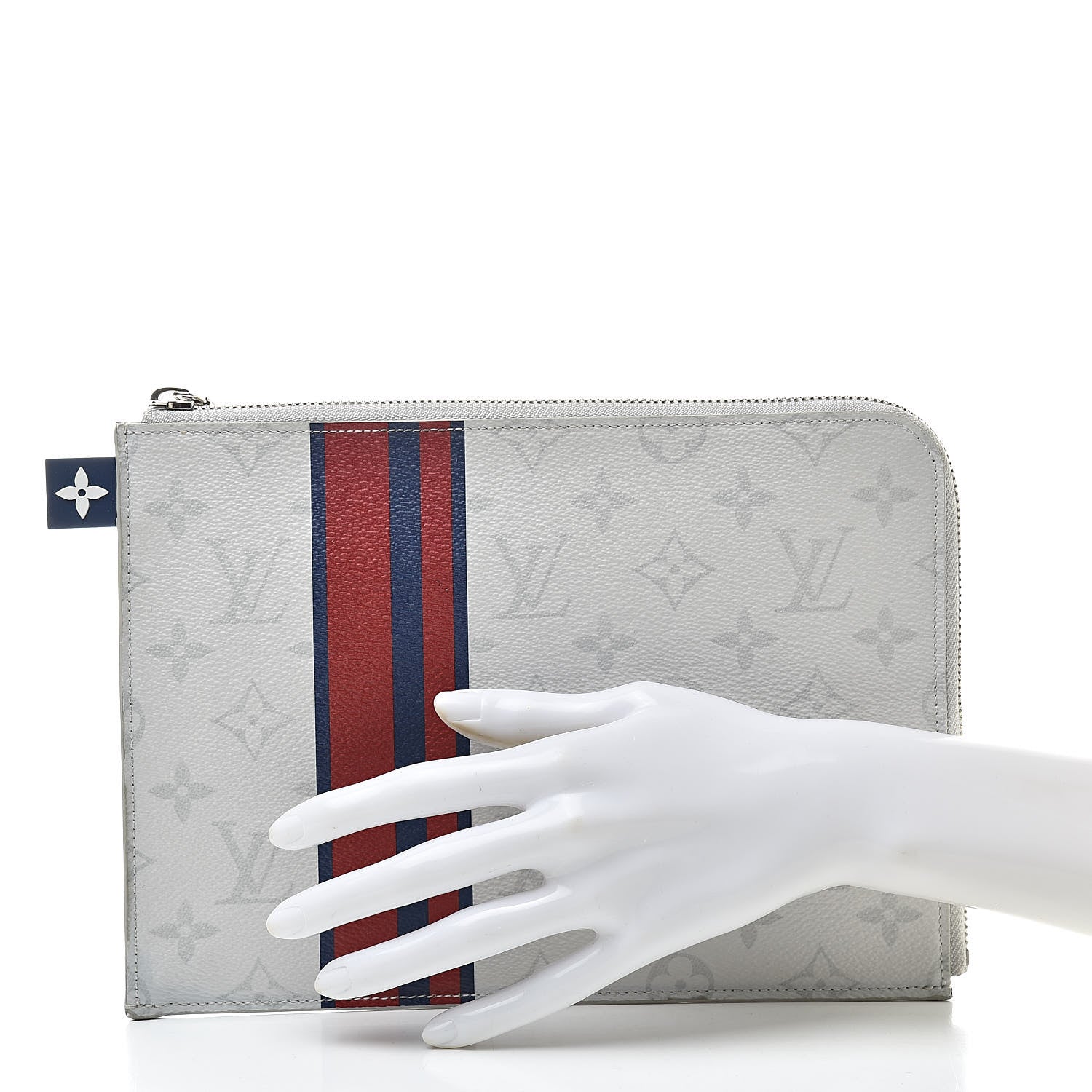 Louis Vuitton Monogram Pochette Jour PM White 2 of 7