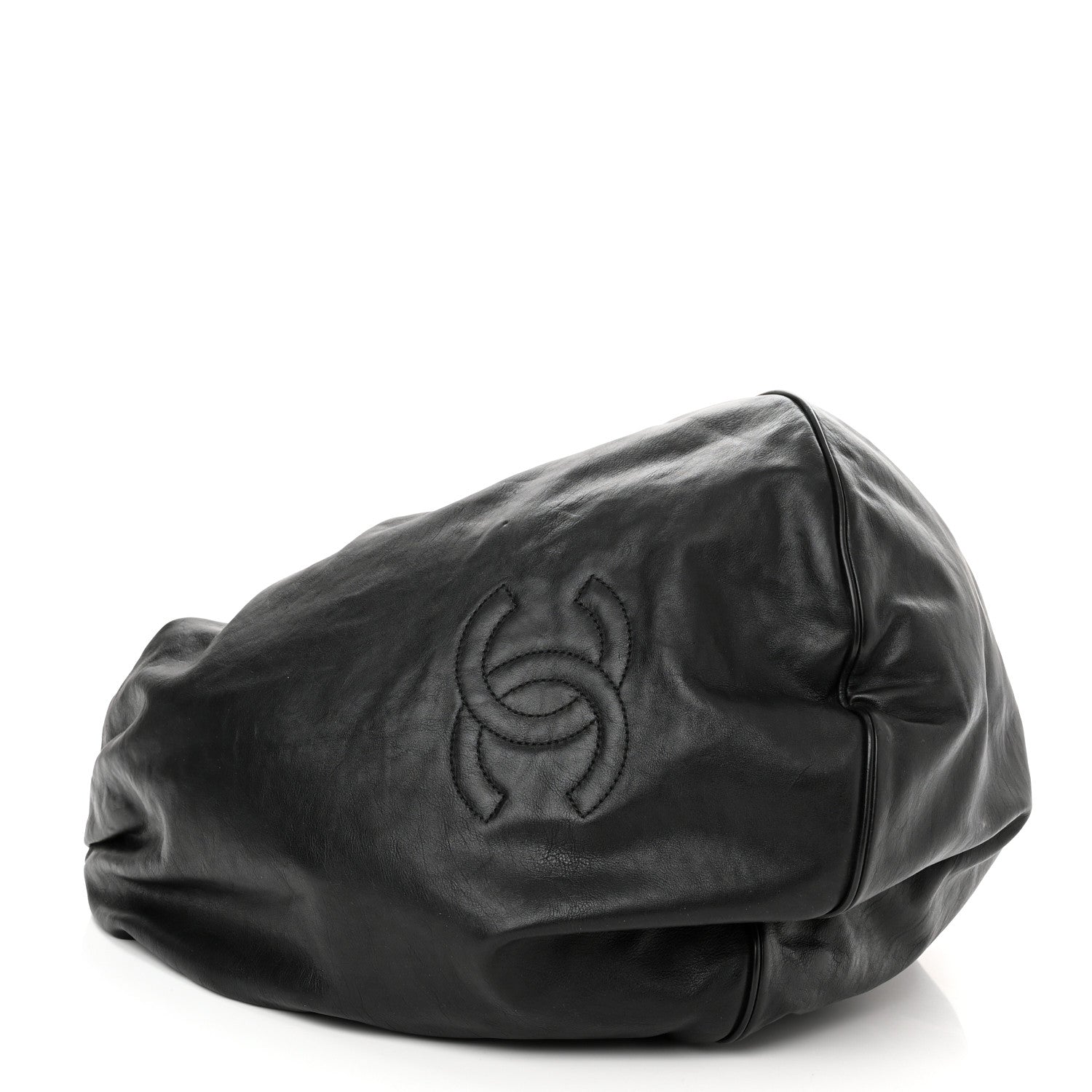 Chanel Lambskin Large Rock and Chain Hobo Black 4 of 10