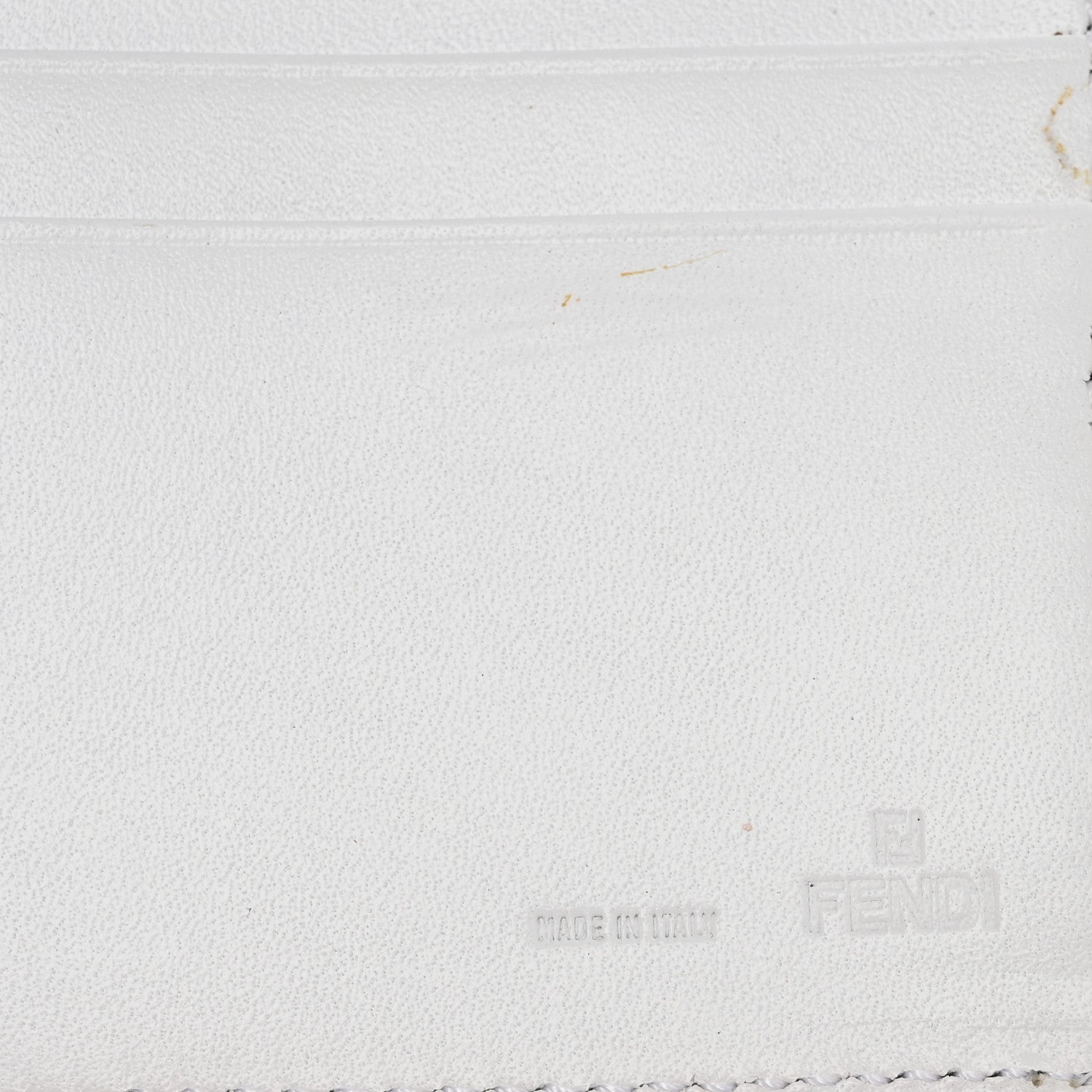 Fendi Zucchino Forever Continental Wallet Navy White 6 of 10