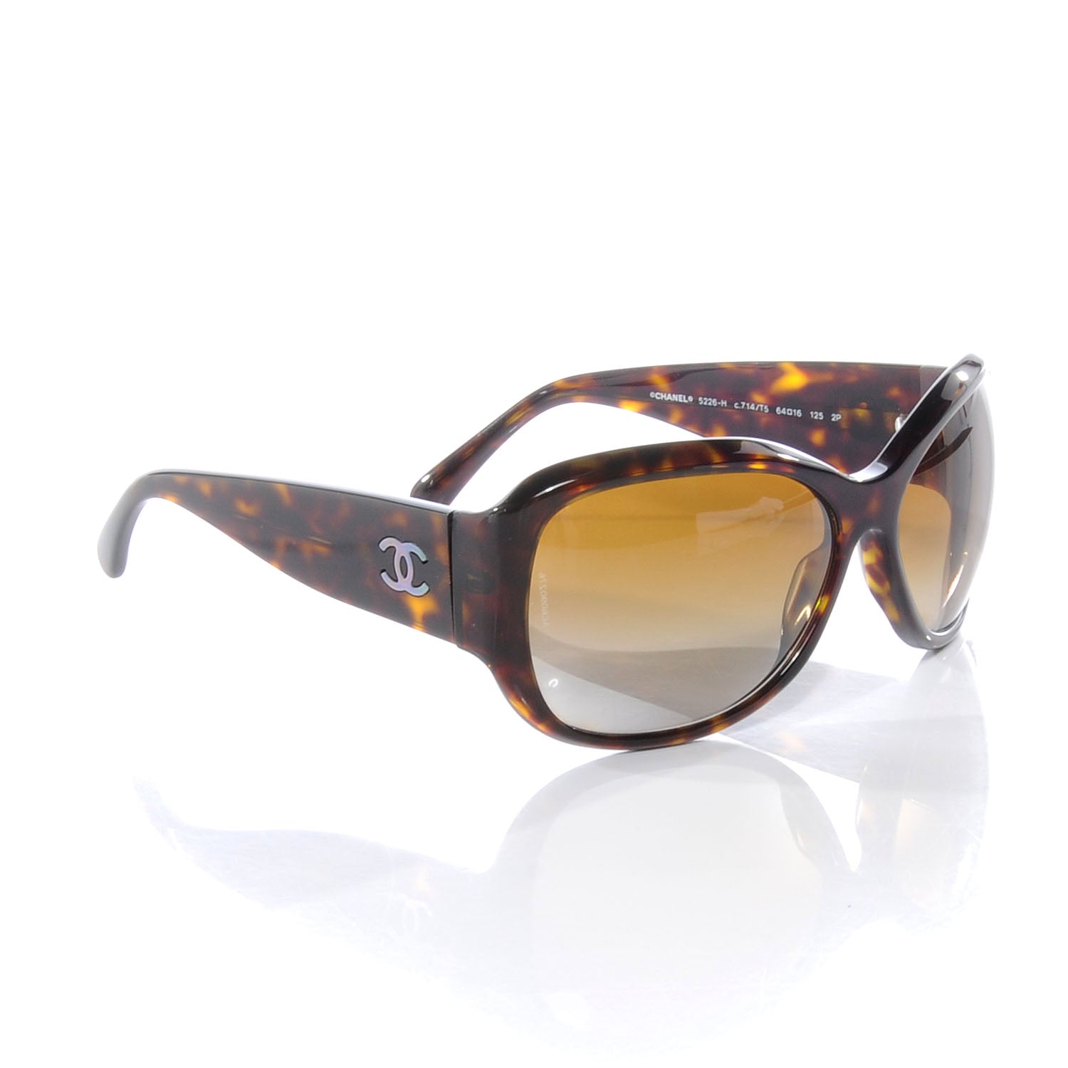 Chanel CC Logo Sunglasses 5226 Brown 3 of 6
