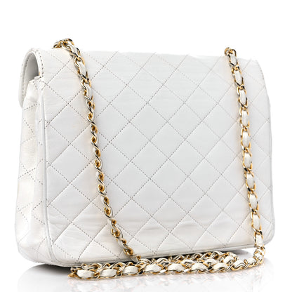 Chanel Lambskin Quilted Envelope Flap White 3 of 16