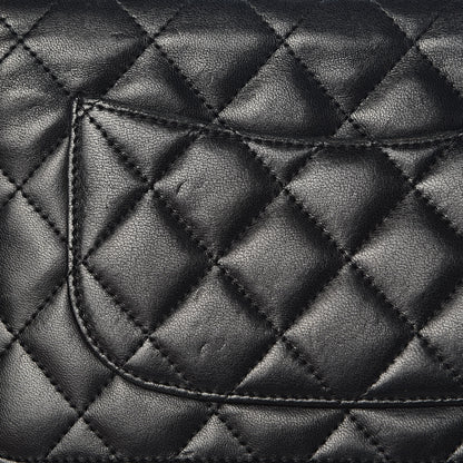 Chanel Lambskin Quilted Wallet On Chain WOC Black 13 of 17