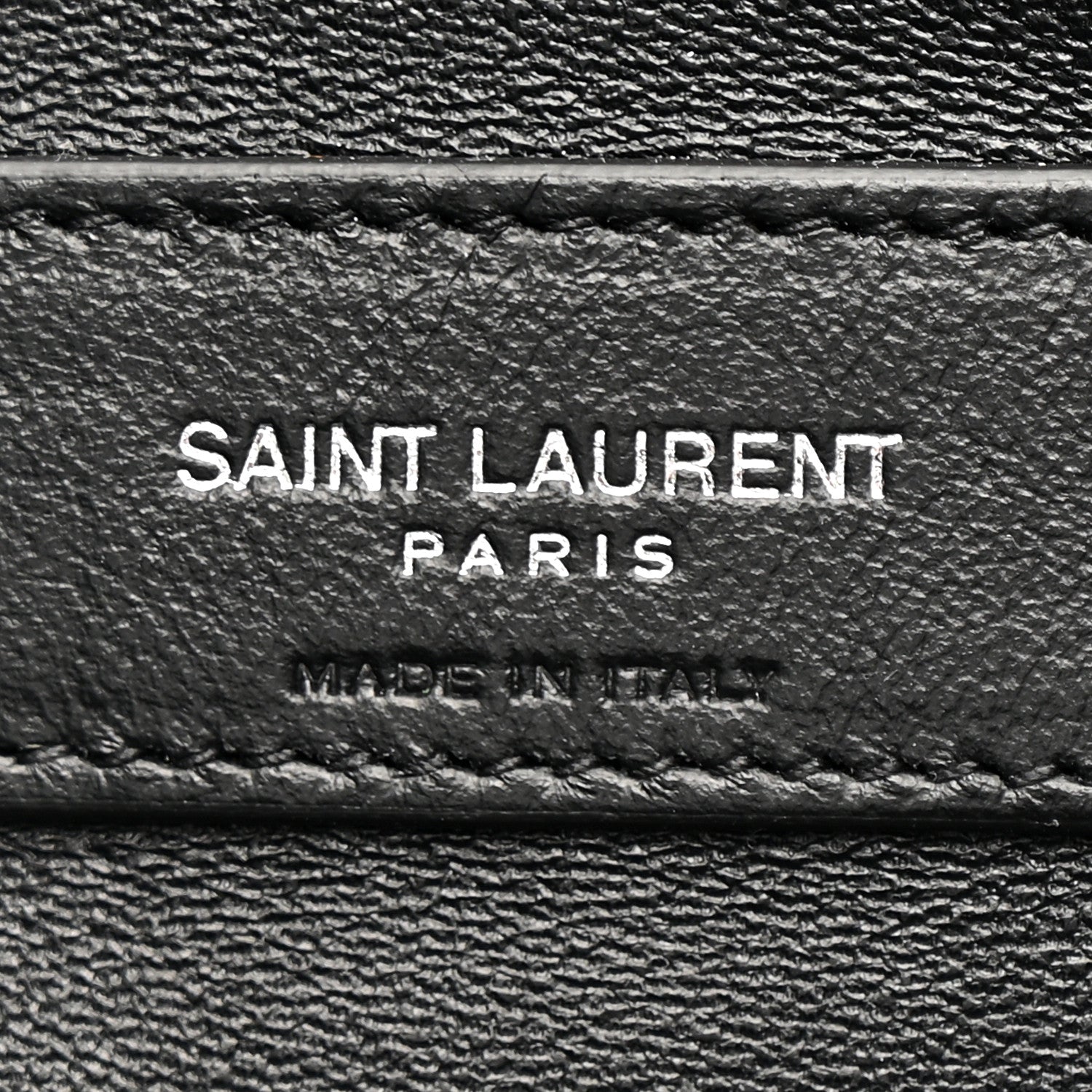 Saint Laurent Metallic Lambskin Quilted Sade Puffer Envelope Clutch Argento 6 of 7